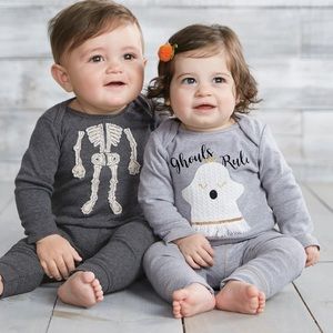 Mudpie Ghouls Rule Two Piece Set